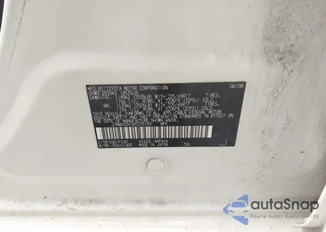 2008 Toyota Rav4 из США, поврежденный, VIN JTMBD33V285205159